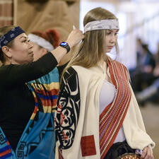 2019 Aboriginal Role Model Honouring at the longhouse