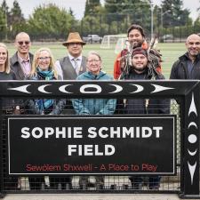 Naming of Sophie Schmidt Field